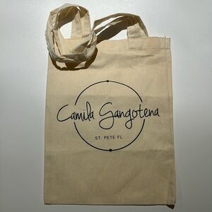 NWOT - Camila Gangotena Reusable Canvas Bag